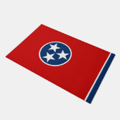 Deurmat met vlag van Tennessee State, Verenigde St (Schuin)
