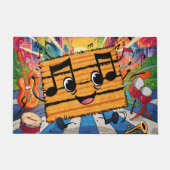 Deurmat Muziek Plezier (Voorkant)