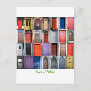 deuropening in Ierland Briefkaart