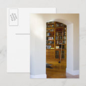 Deuropslag naar thuisbibliotheek briefkaart (Voorkant / Achterkant)