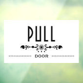 Deurteken, Raamsticker (Vel 3)