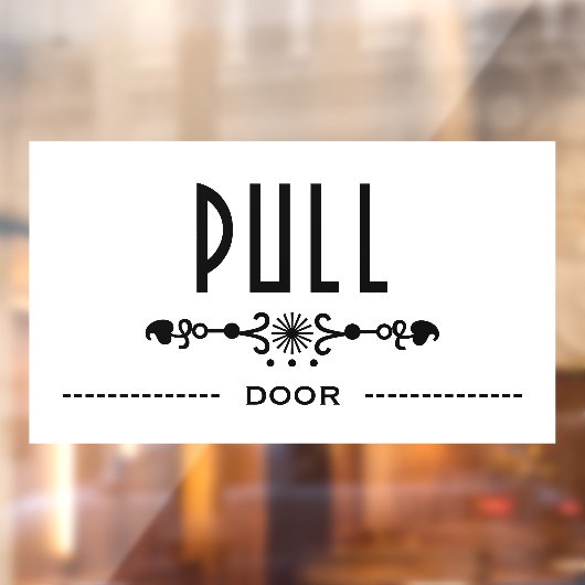 Deurteken, Raamsticker (Vel 2)