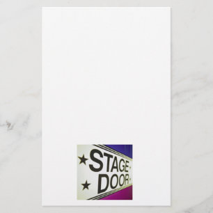 Deurteken theater briefpapier