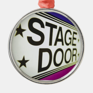 Deurteken theater metalen ornament