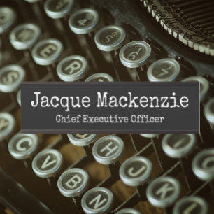 Deurteken voor Kantoor voor Bord B&W Wit Deurbordje