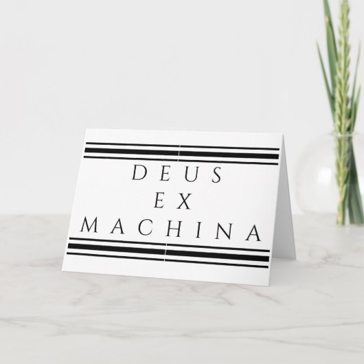 Deus Ex Machina Kaart (Voorkant)