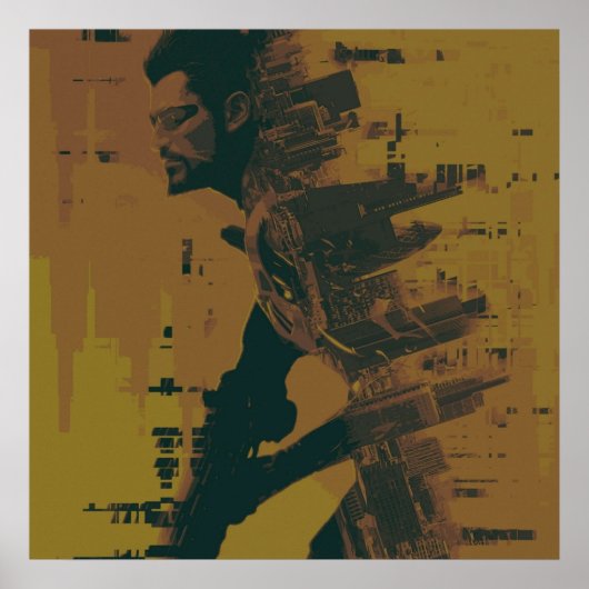 Deus Ex Mankind verdeeld v2 Poster (Voorkant)