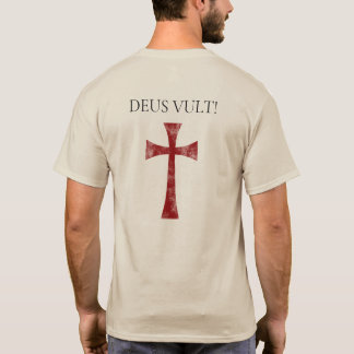 Deus Vult, gevild T-shirt