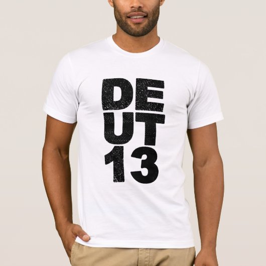 DEUT MENS - Aucun autre dieu retour T-shirt - BLAN (Devant)