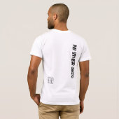 DEUT MENS - Aucun autre dieu retour T-shirt - BLAN (Dos entier)