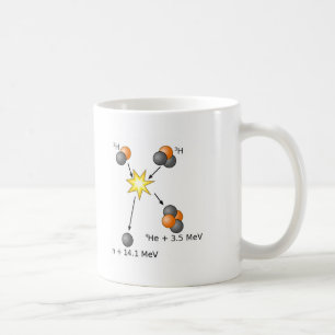 Deuterium Tritium Fusion Koffiemok
