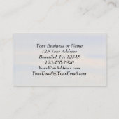 Deuteronomie 31:6 Wees sterk en moedig, paard Visitekaartje (Achterkant)