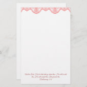 Deuteronomie 31:8 briefpapier (Voorkant / Achterkant)