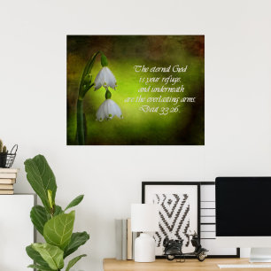 Deuteronomie 33:26 Eternal Refuge Inspirerend Poster