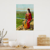 Deuteronomie 34 De dood van het poster Moses (Keuken)