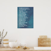 Deuteronomie 6:5-9 - Prioriteiten Poster (Keuken)