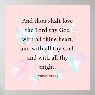 Deuteronomie 6:5 poster