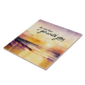 Deuteronomium 31:6 Vrees niet Ik ga met u Bijbel Tegeltje (Zijkant)