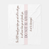 Deuteronomium 31 fleece deken (Voorkant)