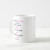 Deuteronomium 6:5 Koffie Mok (Voorkant links)