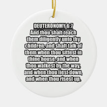 Deuteronomium 6:7 KJV Bijbelvers