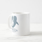 Deuteronomy 31_8 Whale Shark Christian Faith Pun O Koffiemok (Voorkant links)