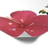 Deuteronomy 31, Do not be afraid, Red Floral Poster (Hoek)