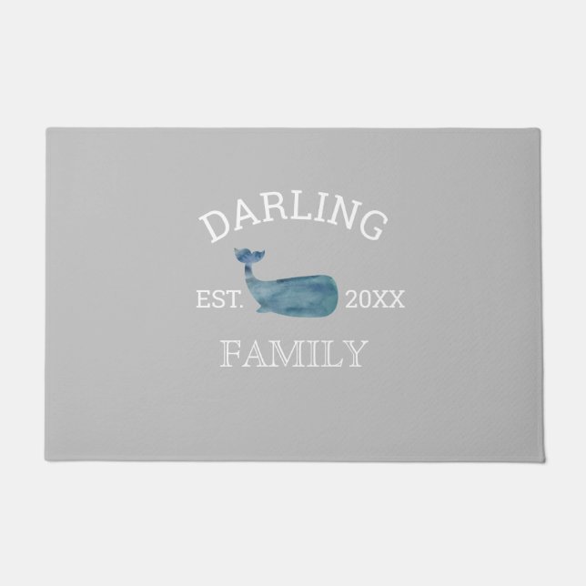 Deuts voor thuisgebruik bij walvis deurmat (Voorkant)