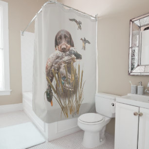 Deutsch Drahthaar (GWP) Shower Curtain Douchegordijn