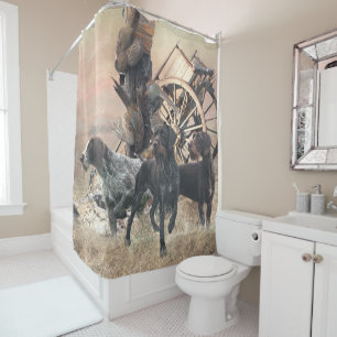 Deutsch Drahthaar (GWP) Shower Curtain Douchegordijn