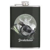 Deutsch Drahthaar Heupfles (Voorkant)