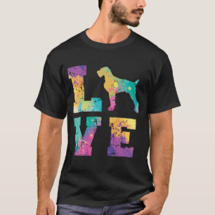 Deutsch Drahthaar Love T-shirt