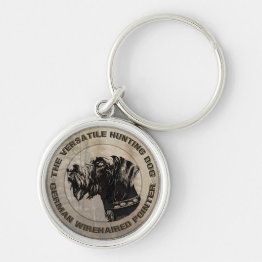 Deutsch Drahthaar Sleutelhanger (Voorkant)