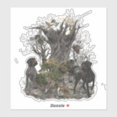 Deutsch Drahthaar Sticker (Vel)