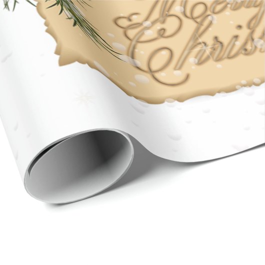 Deutsch Drahthaar, vrolijk kerstfeest! MagnetButto Cadeaupapier (Rol Hoek)