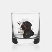 Deutsch Drahthaar Whisky Glas (Achterkant)