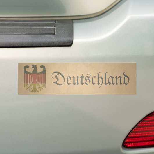 Deutsch-Eagle Bumpersticker (Op auto)