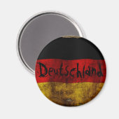 Deutsch Flagge - ... Magneet (Voorkant / Achterkant)