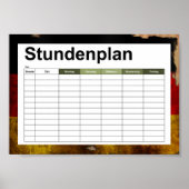 Deutsch Flagge - ... Poster (Voorkant)