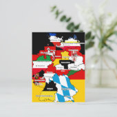 Deutsche Bundesländer Briefkaart (Staand voorkant)