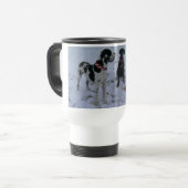 Deutsche Dogge, Great Dane,Hunde,Weihnachten Reisbeker (Voorkant links)