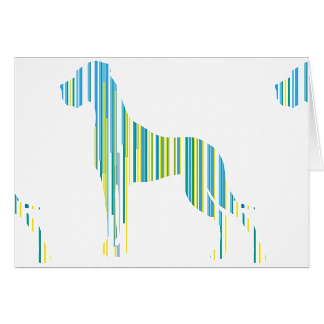 Deutsche Dogge Minimalistisch (Devant horizontal)