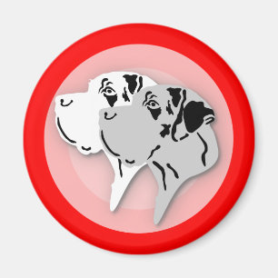 Deutsche Doggen Magnete Magneet