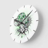 Deutsche Doggen Uhr Ronde Klok (Hoek)