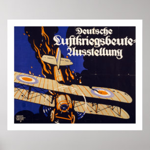 Deutsche Luftskreigsbeute (wit) Poster