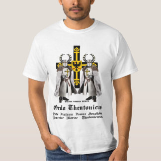 Deutscher Orden zwei Ritter mit Ordenswappen T-shirt
