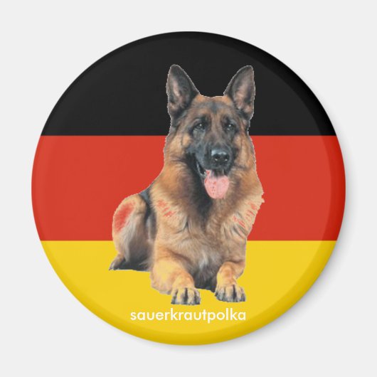 deutscher schäferhund magneet (Voorkant)