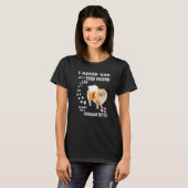 Deutscher Spitz Mam Fluffy Dog Papa print stutkam T-shirt (Voorkant volledig)