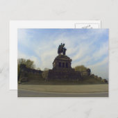 Deutsches Eck, Koblenz, Duitsland Briefkaart (Voorkant / Achterkant)