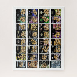 Deutsches Fingeralphabet 3 (2025) Legpuzzel